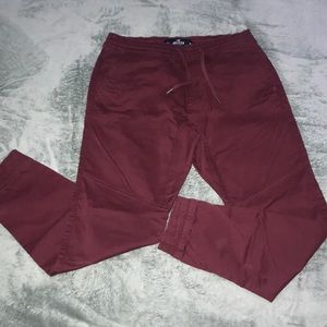 Maroon joggers